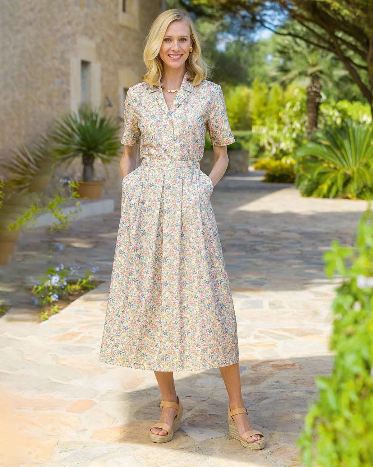 Ladies' Skirt and Blouse Outfit